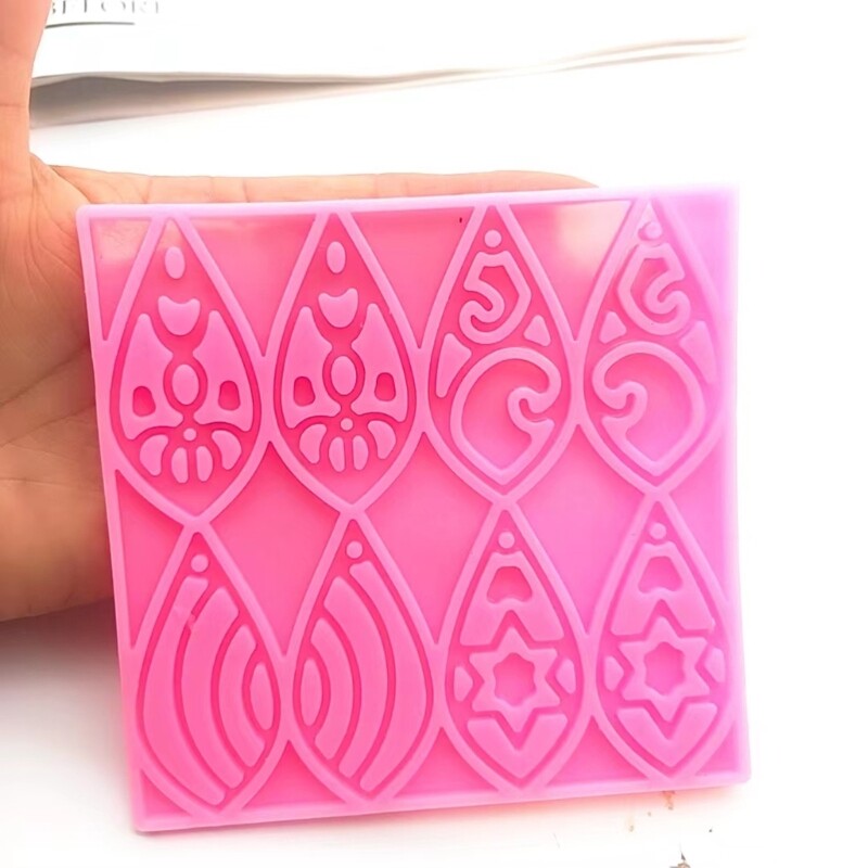 DIY Resin Moulds for Keychains Pendants Earrings Jewelry Making