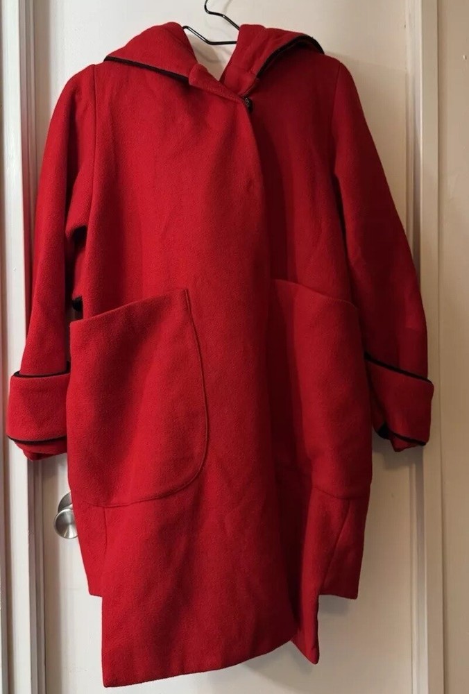Red women's coat