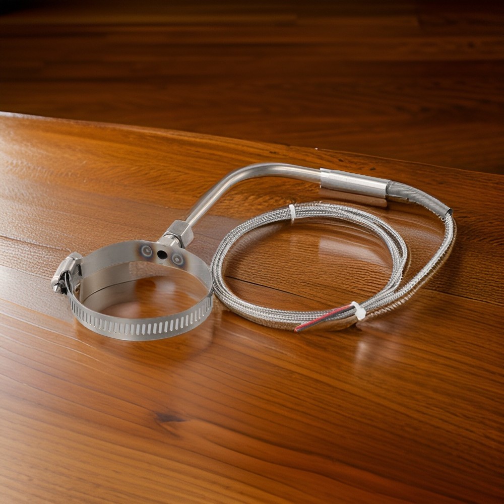 EGT-Thermocouple K Type Right Angle 80x5mm-Temperature Probe With 3.3Ft 1M