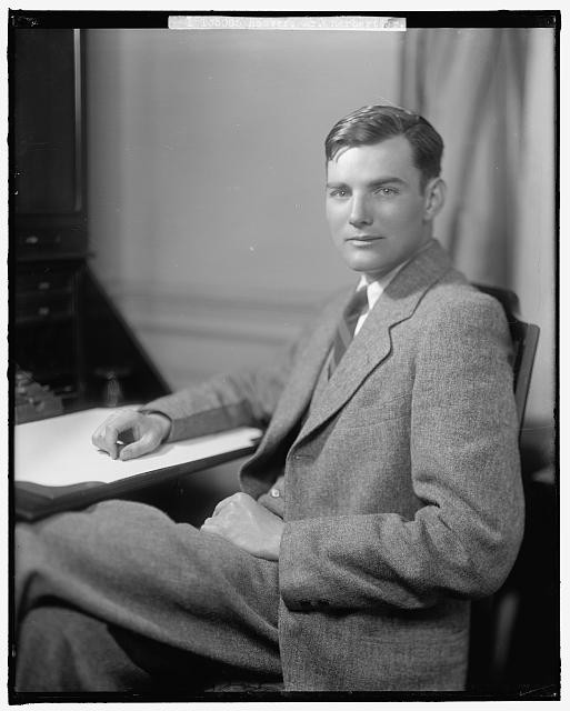 Photo:Herbert Hoover Jr Portrait Seated Suit Studio Photograph