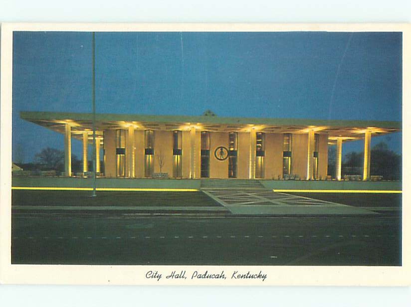 Pre-1980 CITY HALL SCENE Paducah Kentucky KY W5850