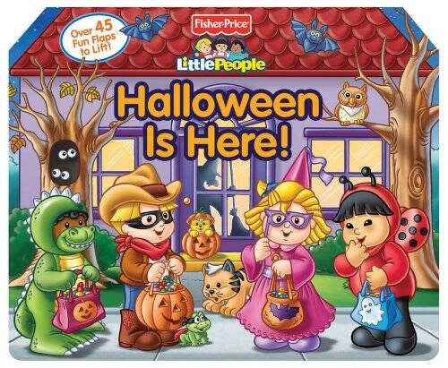Fisher Price Little People Halloween Lift-the-Flap Book - Good Condition
