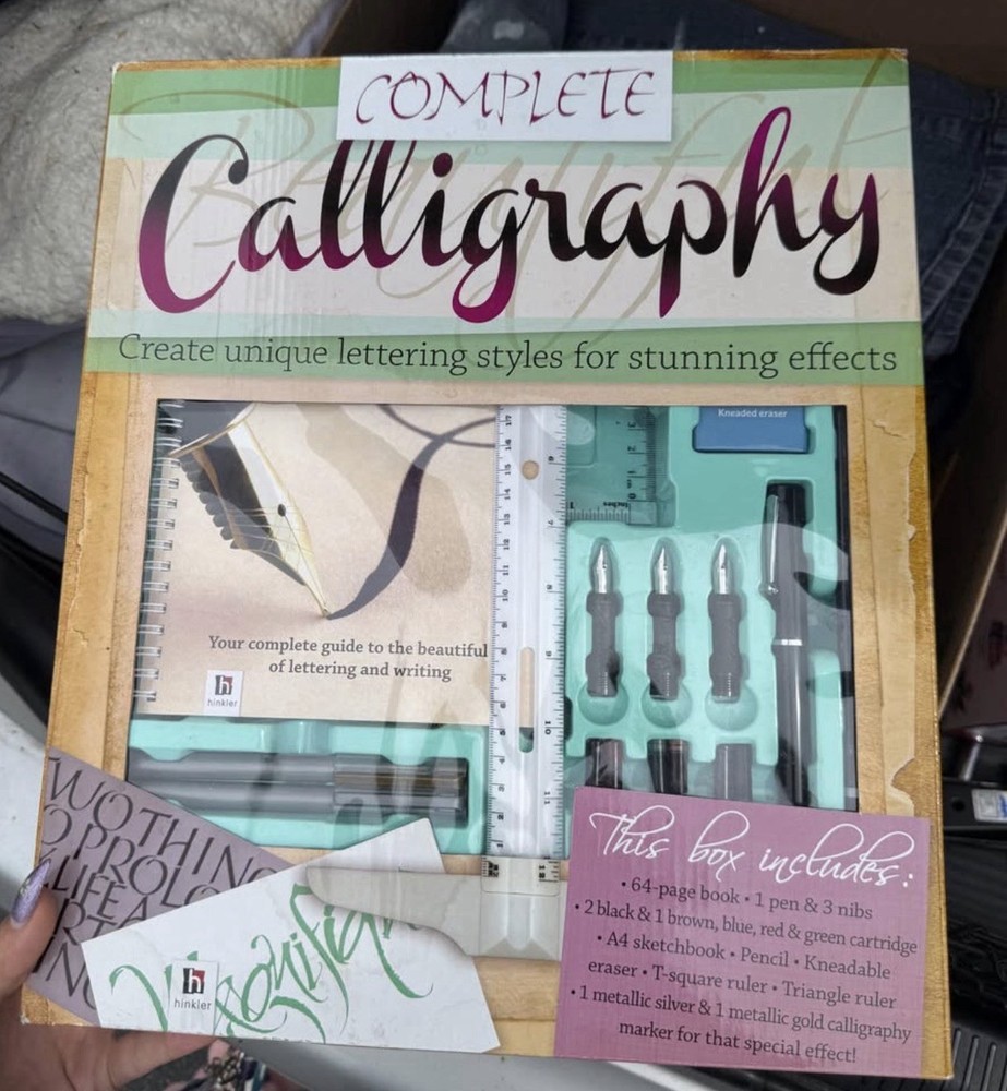 Step-By-Step Calligraphy: A Complete Guide with Creative Projects Kit New