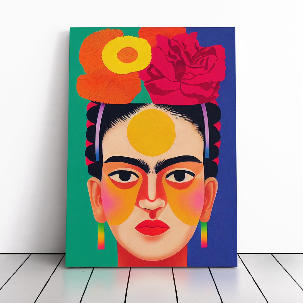 Frida Kahlo Hypreprism Canvas Wall Art Print Framed Picture Decor Living Room