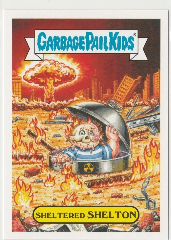 Sheltered Shelton Garbage Pail Kids GPK 2017 Adam-geddon Series 12a