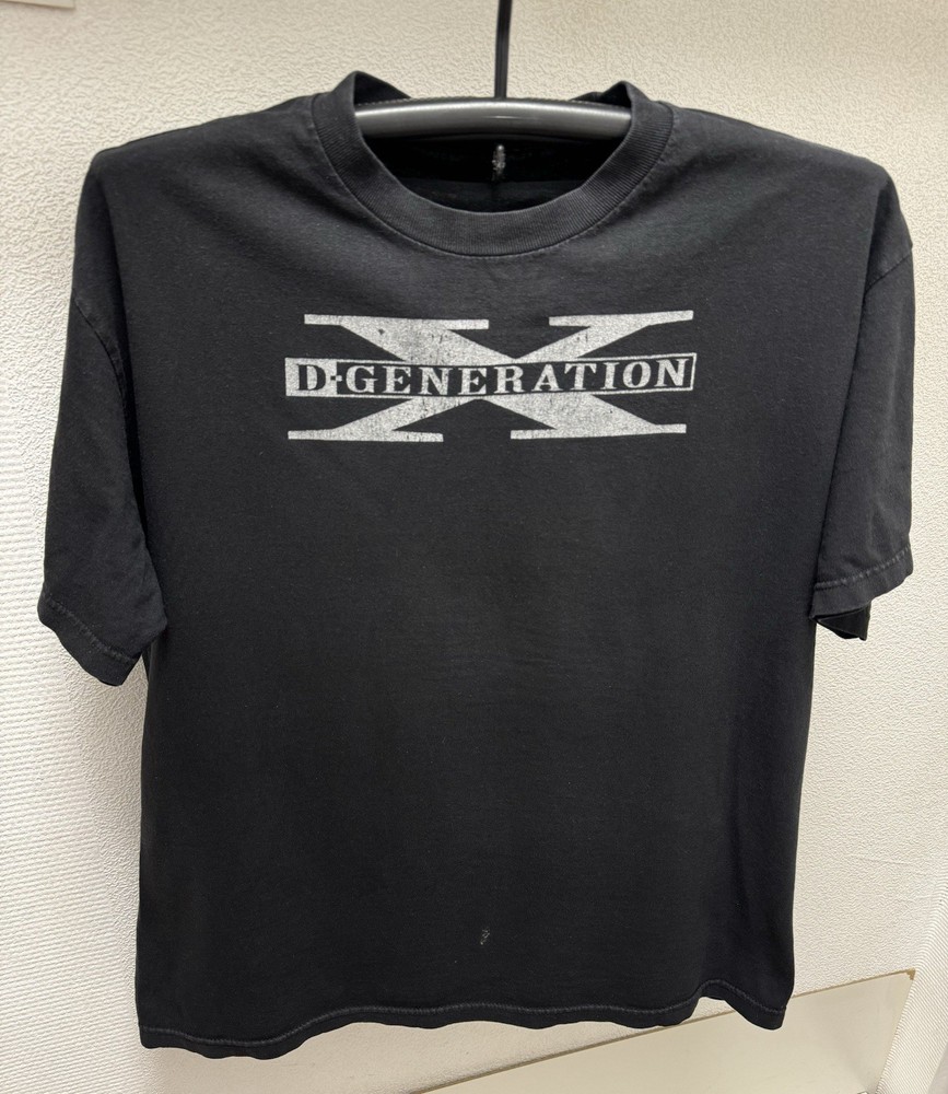 D-Generation X Two Words Suck It Black T Shirt Vintage WWF WWE Wrestling XL men