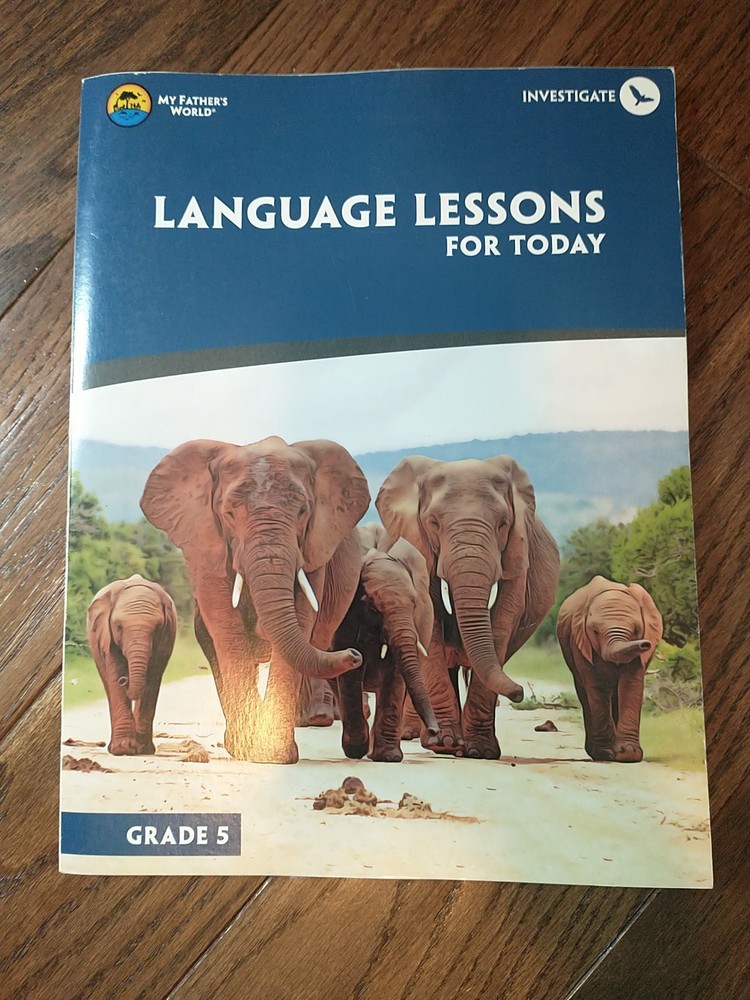 My Father's World Language Lessons for Today Grade 5