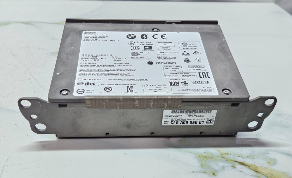 2018-2019 BMW X5 G05 Navigation Audio Head Unit 5A060E0 MGU Harman OEM