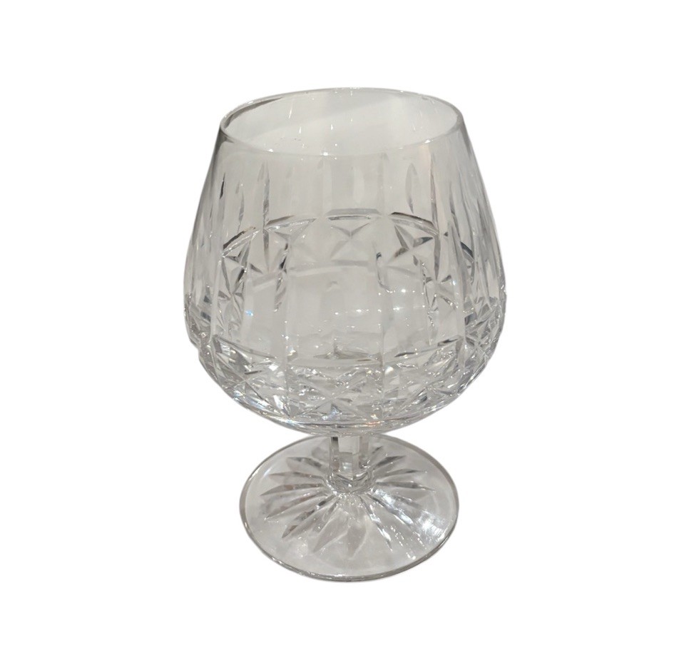 Elegant Cut Crystal Waterford (Kylemore) Brandy Snifter / Whiskey Glass
