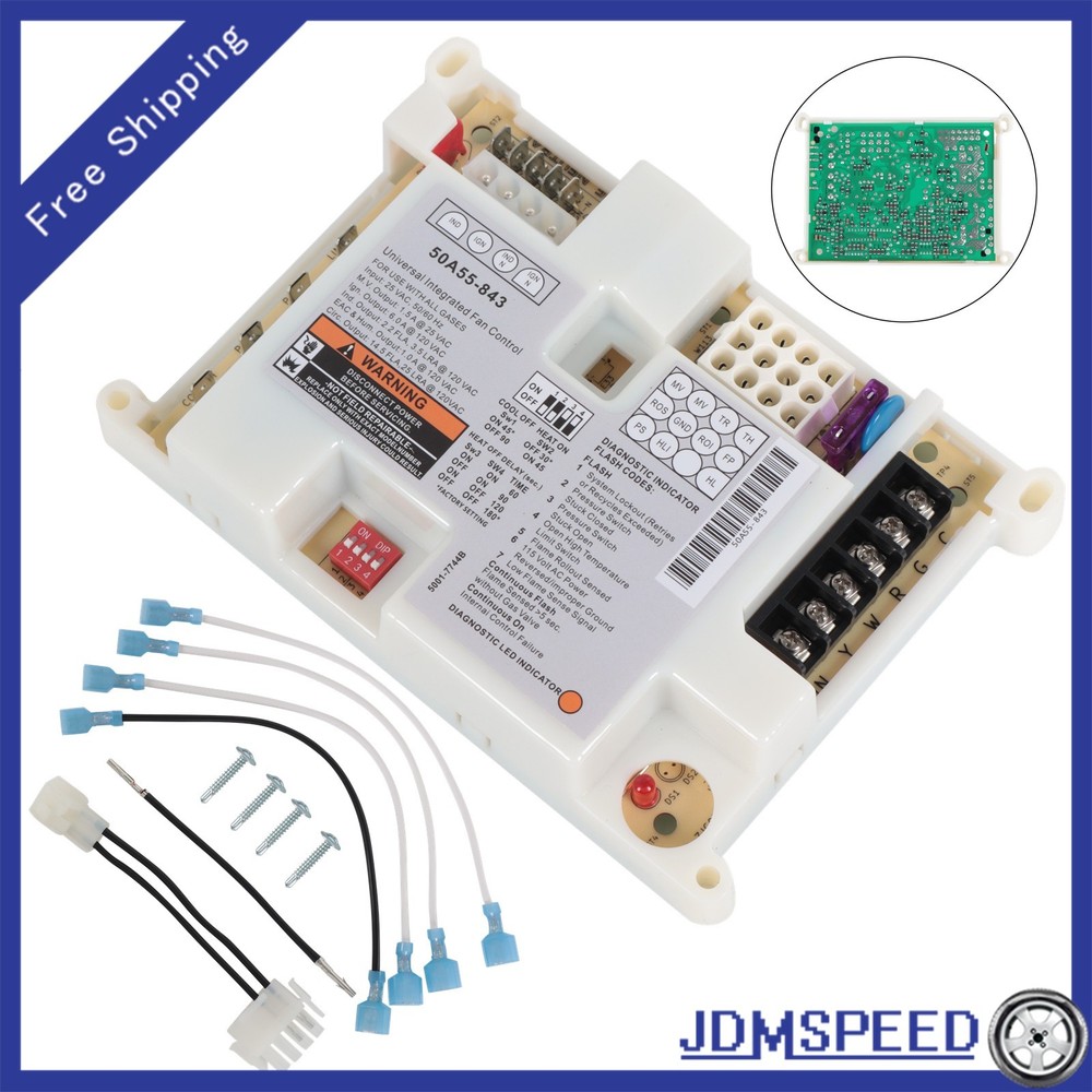 50A55-843 Furnace Control Circuit Board Replacement for White Rodgers