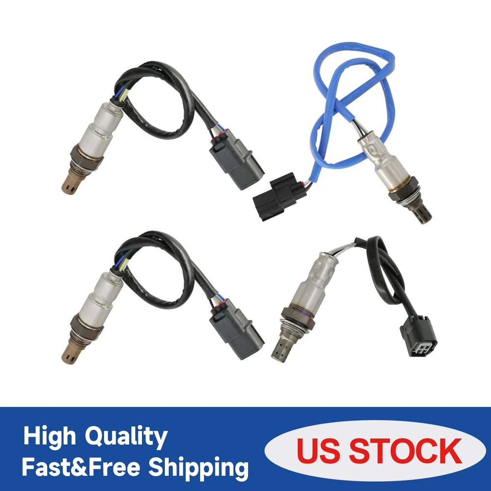 4PC Up+Down Oxygen Sensors for Acura MDX 3.5L V6 2014-2020 RLX 234-4781 2345056