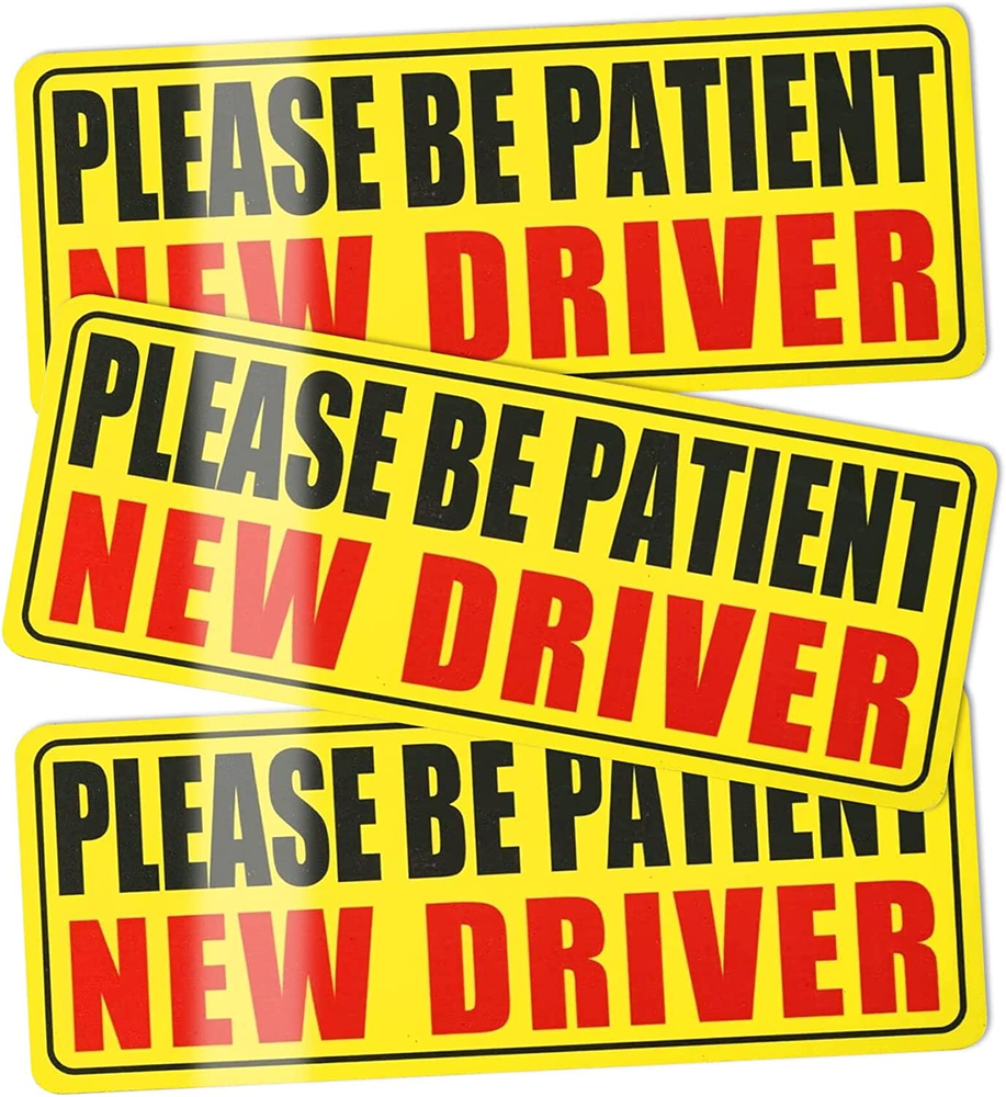 New Driver Magnet for Car, Please Be Patient Student Driver Magnet, New Driver M