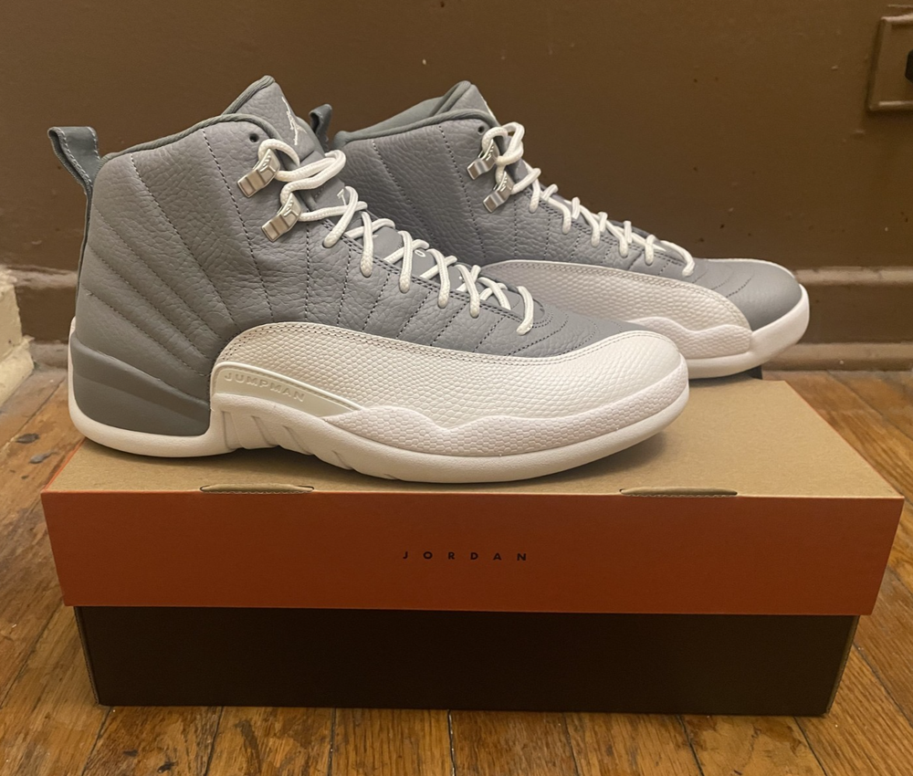 Air Jordan 12 Retro Men’s 10.5 Stealth White-Cool Grey CT8013-015