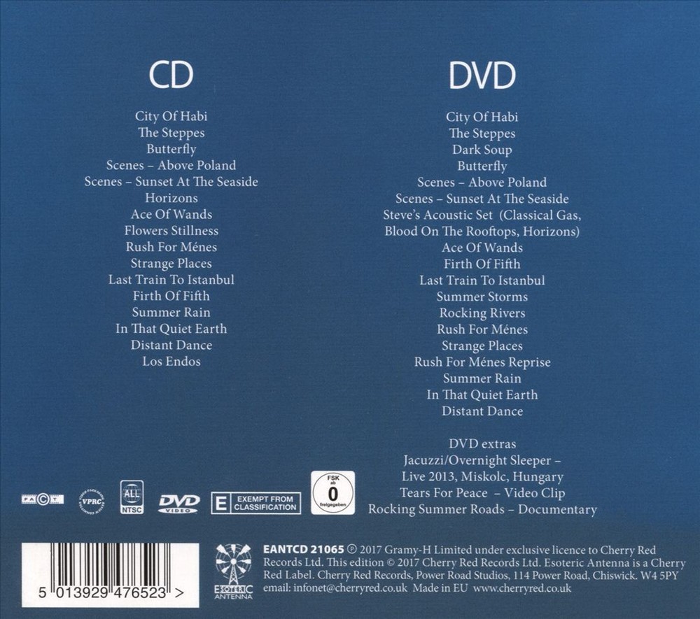 Steve Hackett & Djabe Summer Storms & Rocking Rivers New Cd & Dvd