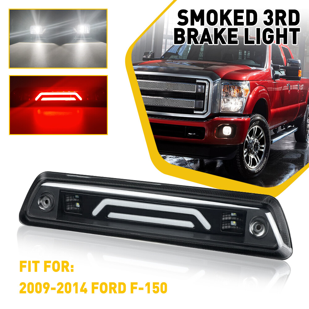 Fit For 2009-2014 Ford F-150 Pickup Truck Rear 3rd Third Brake Light Tail Lamp