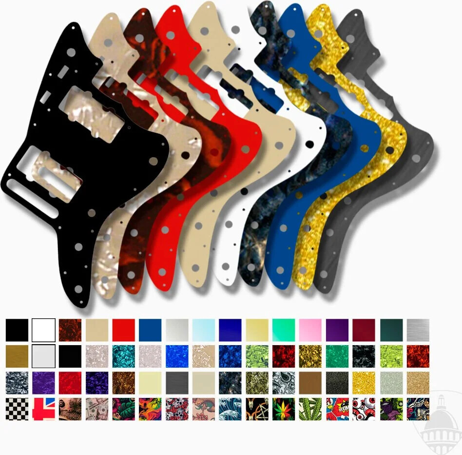 WD Custom Pickguard For Fender 2014-2019 Made In Mexico Troy Van Leeuwen Jazz...
