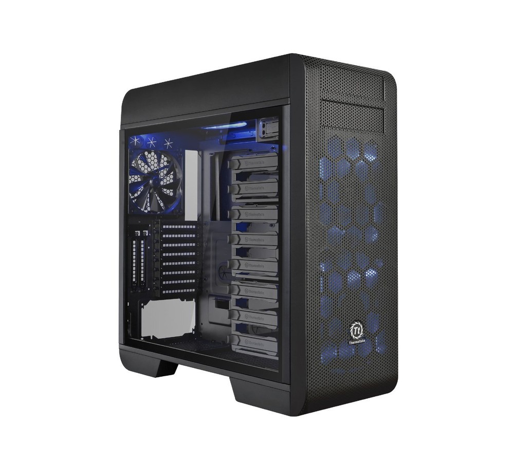 Core V71 Tempered Glass Edition E-ATX Full Tower Tt LCS Certified Gaming Comp...