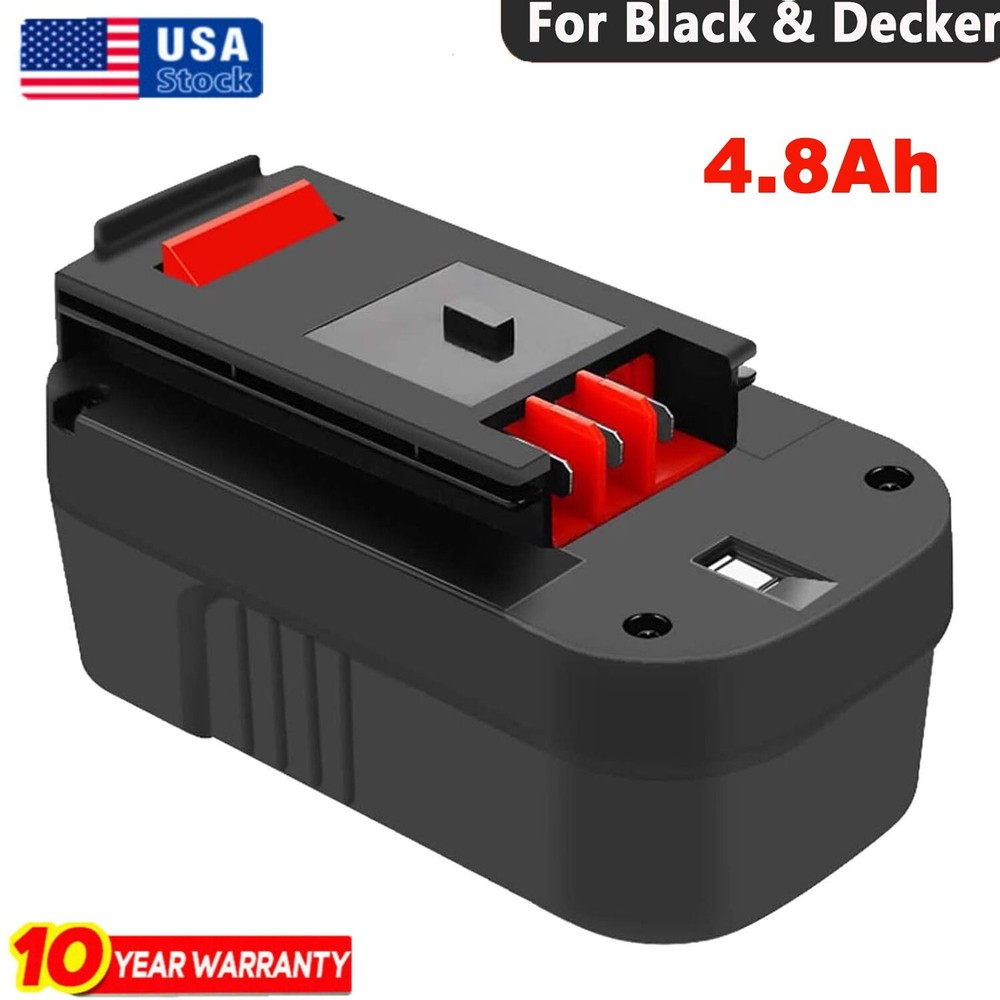Black and Decker US HPB18 18V 4.8Ah NiMH Replacement Battery 244760-00 HPB18-OPE