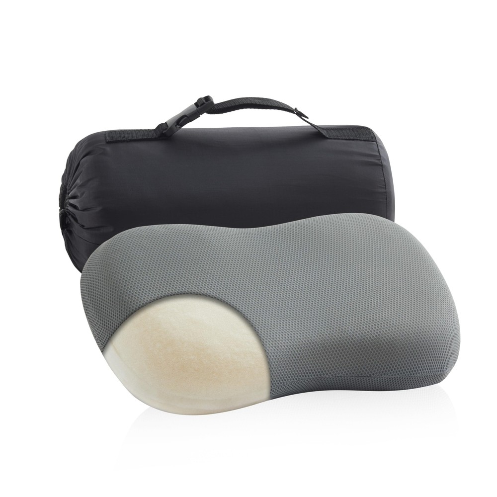 Silicone Camping Pillow,Entire Washable and Sun Dryable, Cool & Breathable Me...