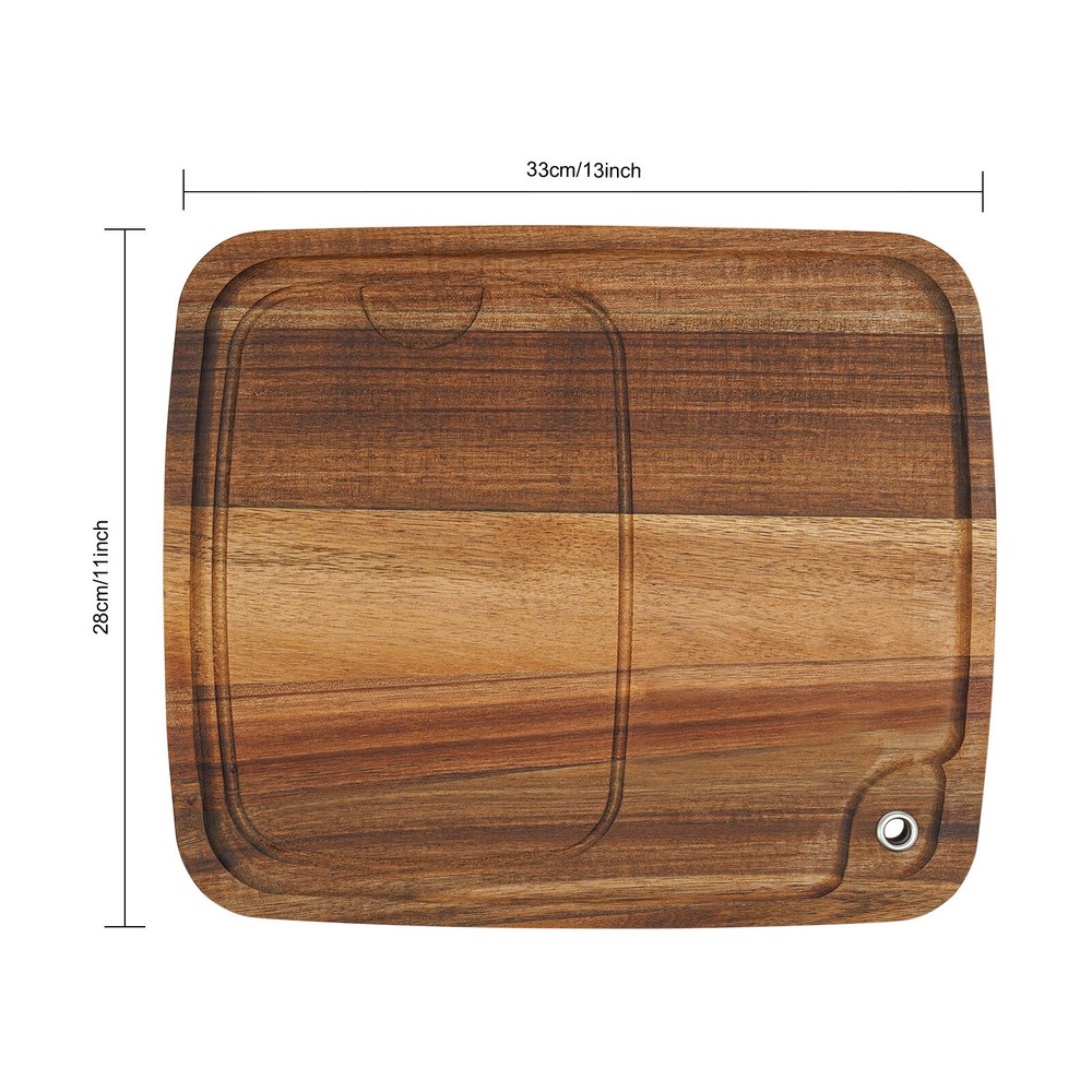 10PCS Wood Steak Plates with Juice Channel Acacia Wooden Steak Board Anti-mold?