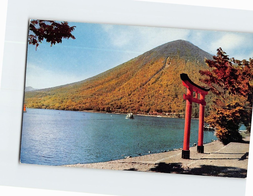 Postcard Lake Chuzenji Nikko National Park Nikko Japan