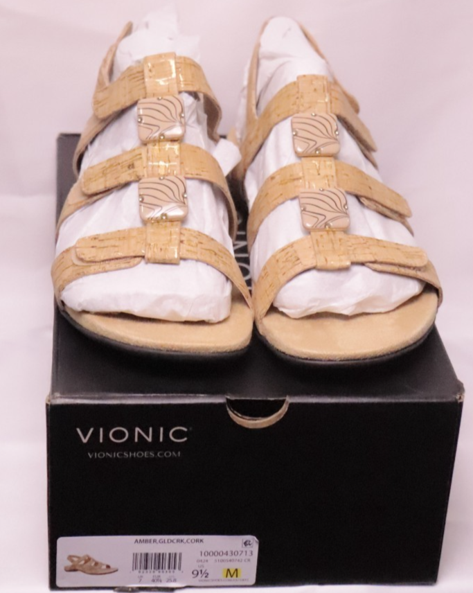 Vionic Womens Size 9.5 Backstrap Sandal Adjustable Arch Support