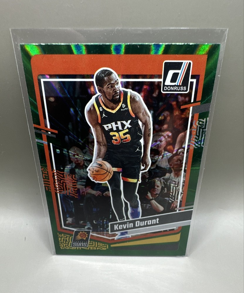 2023-24 Panini Donruss - Kevin Durant #35 Holo Green Laser