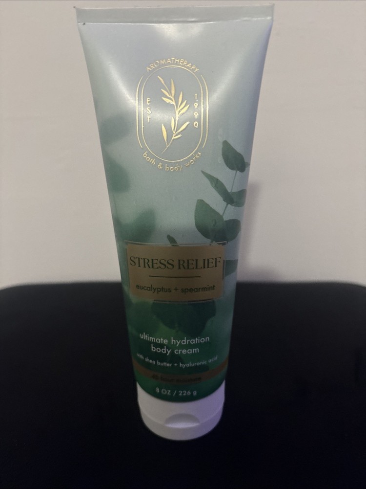 NEW Bath & Body Works Aromatherapy Eucalyptus Spearmint  Body Cream 8 oz