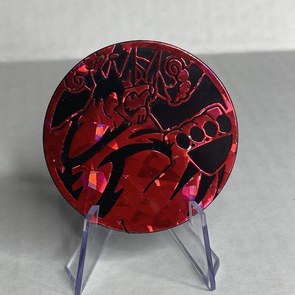 Pokémon Urshifu JUMBO Coin Cracked Ice Holo Red