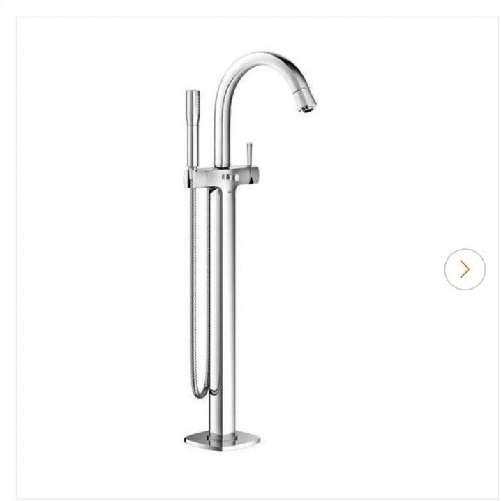 GROHE Grandera 23318000 Floor Mount Tub Filler Chrome w/ Hand Shower
