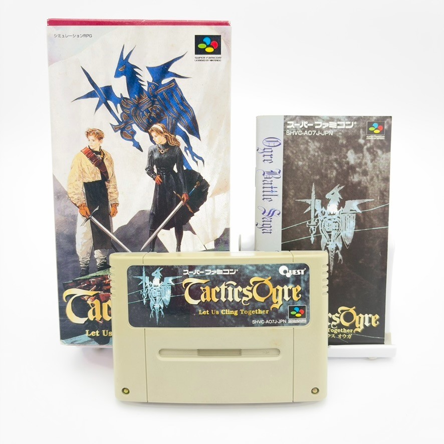Tatics Ogre Nintendo Super Famicom Nintendo with Box and Manual