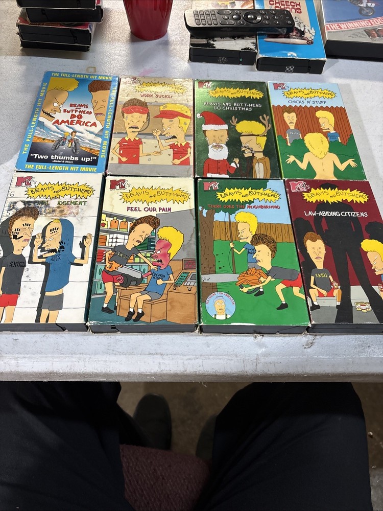 Beavis And Butthead VHS Lot (8)Tested Butt O Ween  MTV