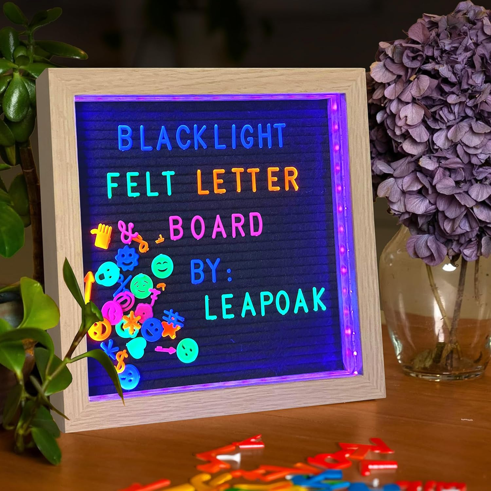 Blacklight Felt Letter Board 10