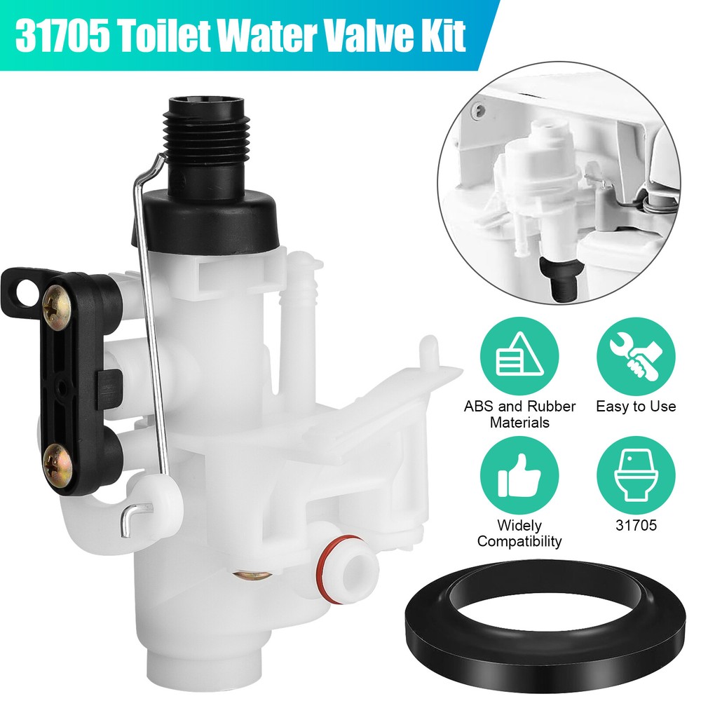 Upgraded Thetford Aqua Magic V Toilet Water Valve Kit Assembly For Rv Part#31705