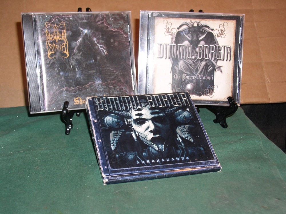 3- DIMMU BORGIR CDs~ ~ ABRAHADABRA, STORMBLAST, +1  [ VRY GD- EXC]-image