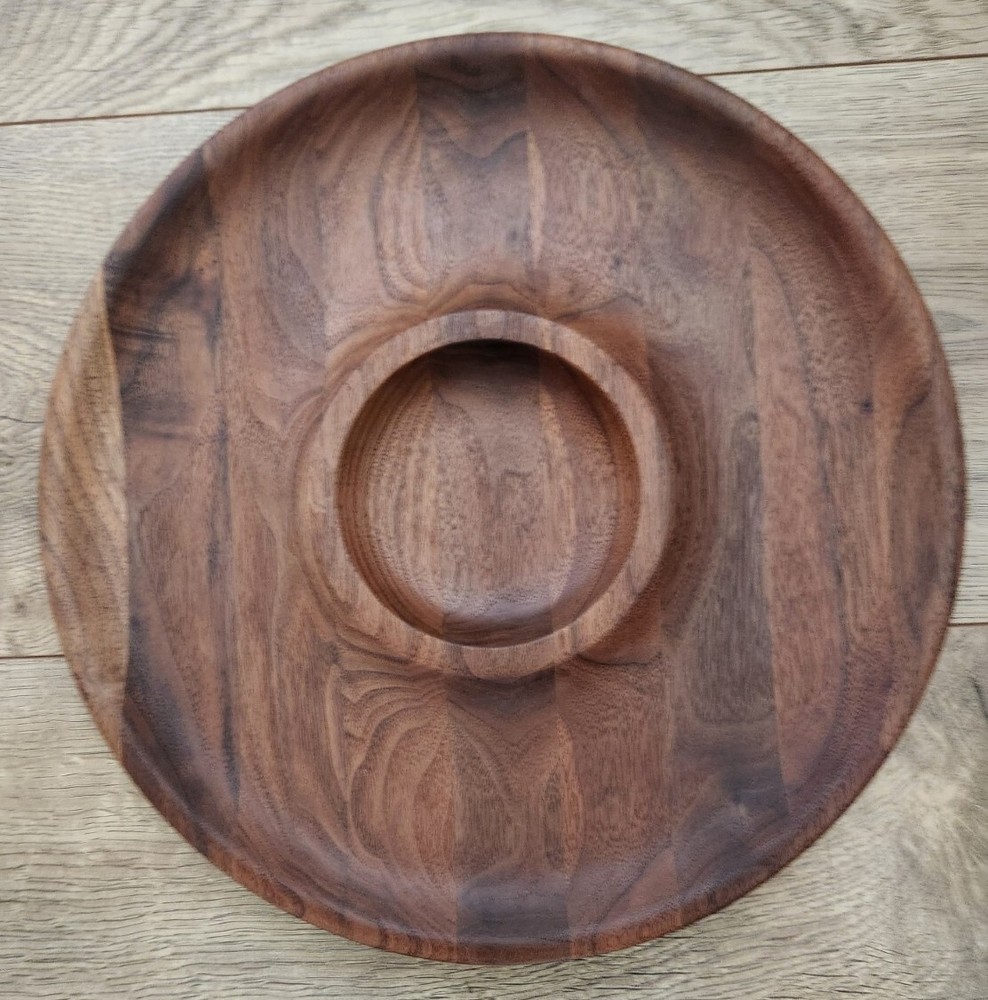 Acacia Wood Chip Dip Tray 12