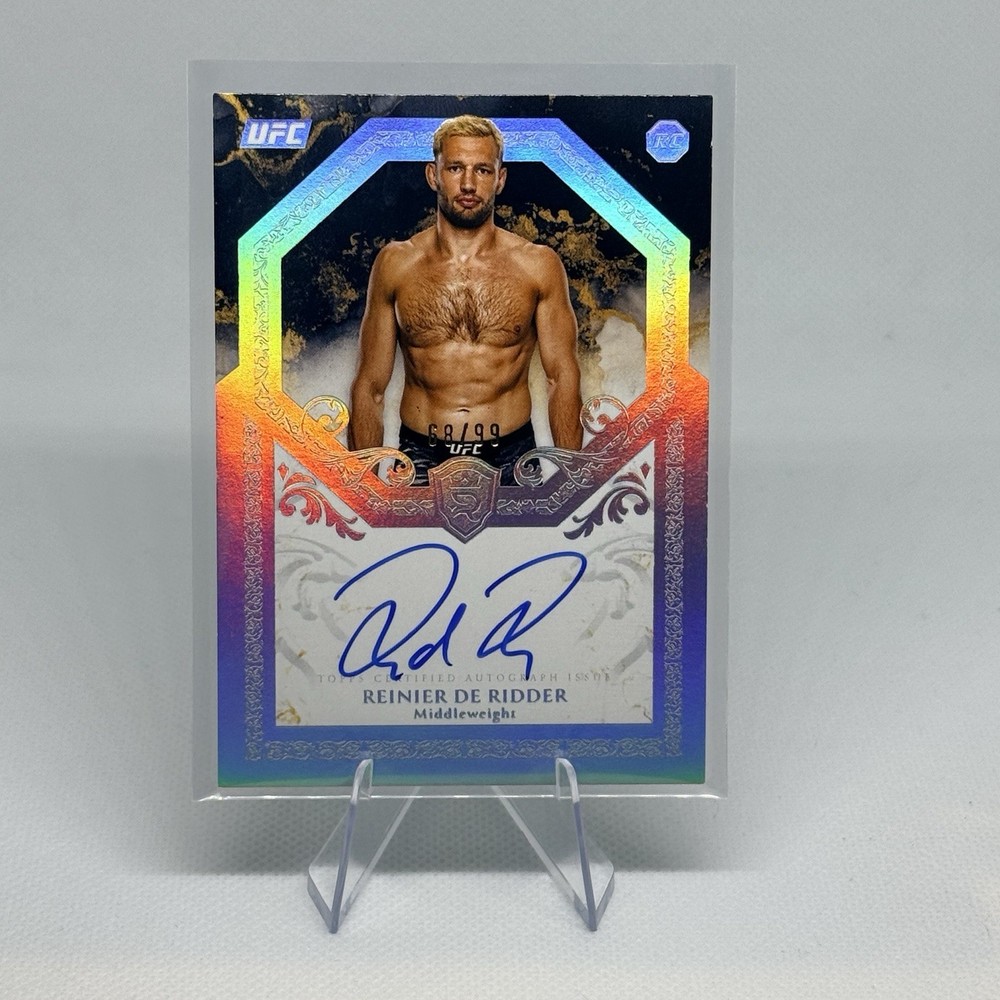 2025 Topps Royalty UFC Reinier De Ridder Rookie Auto /99 RA-RR