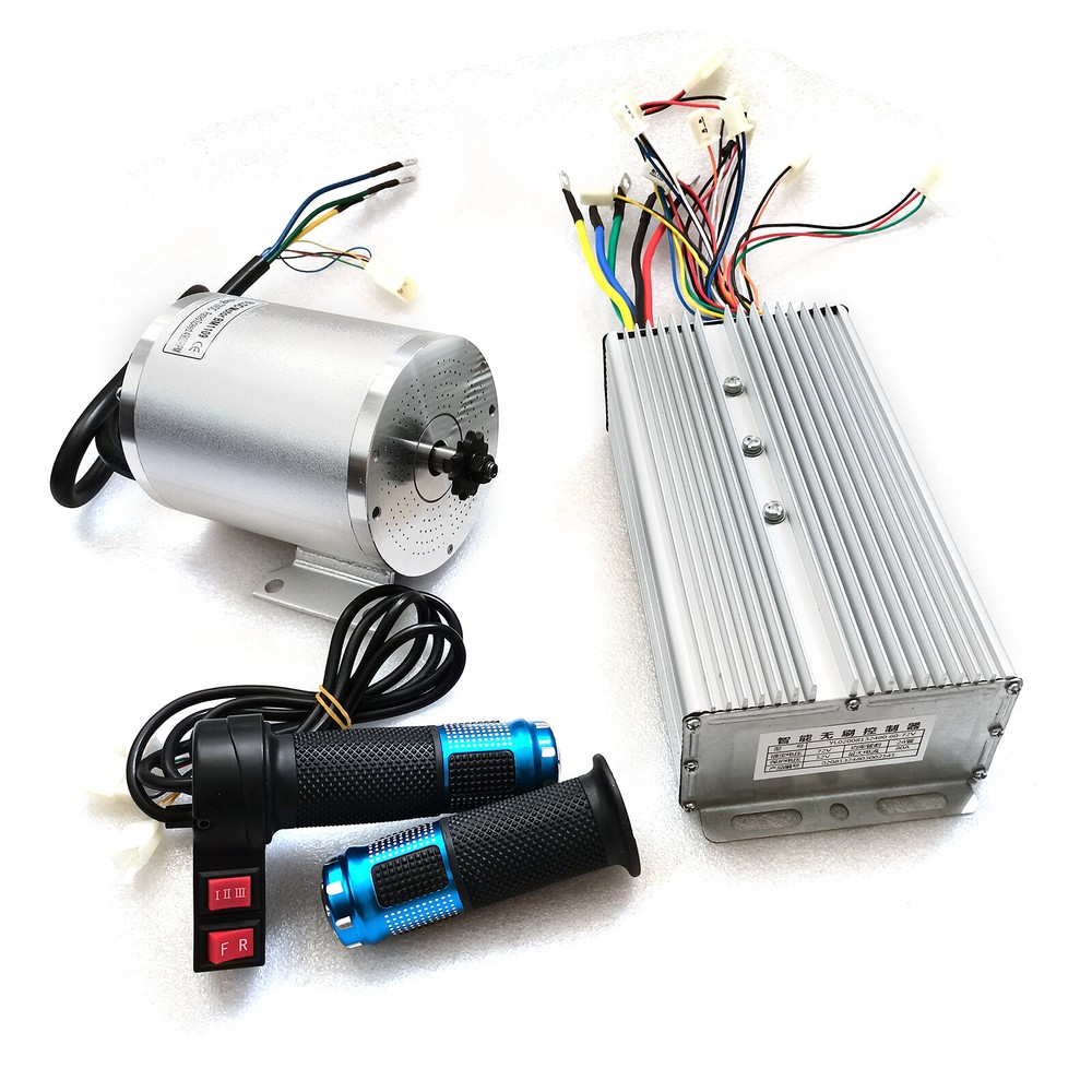 72V 3000W High Speed Brushless Motor Kit with Controller For Go Kart E-Scooter