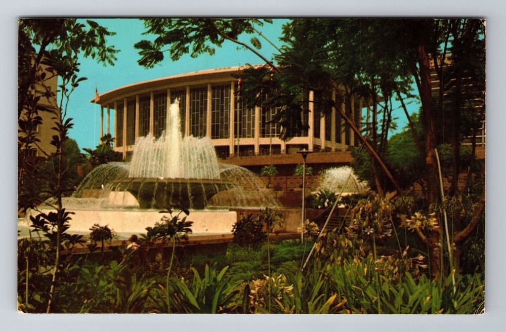 Los Angeles CA-California, Music And Civic Center, Antique, Vintage Postcard