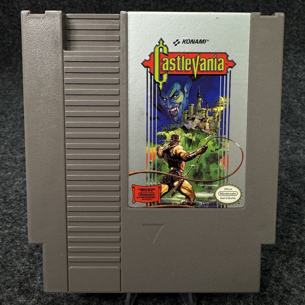 CASTLEVANIA NES Konami Authentic Nintendo Game Cartridge Tested Classic