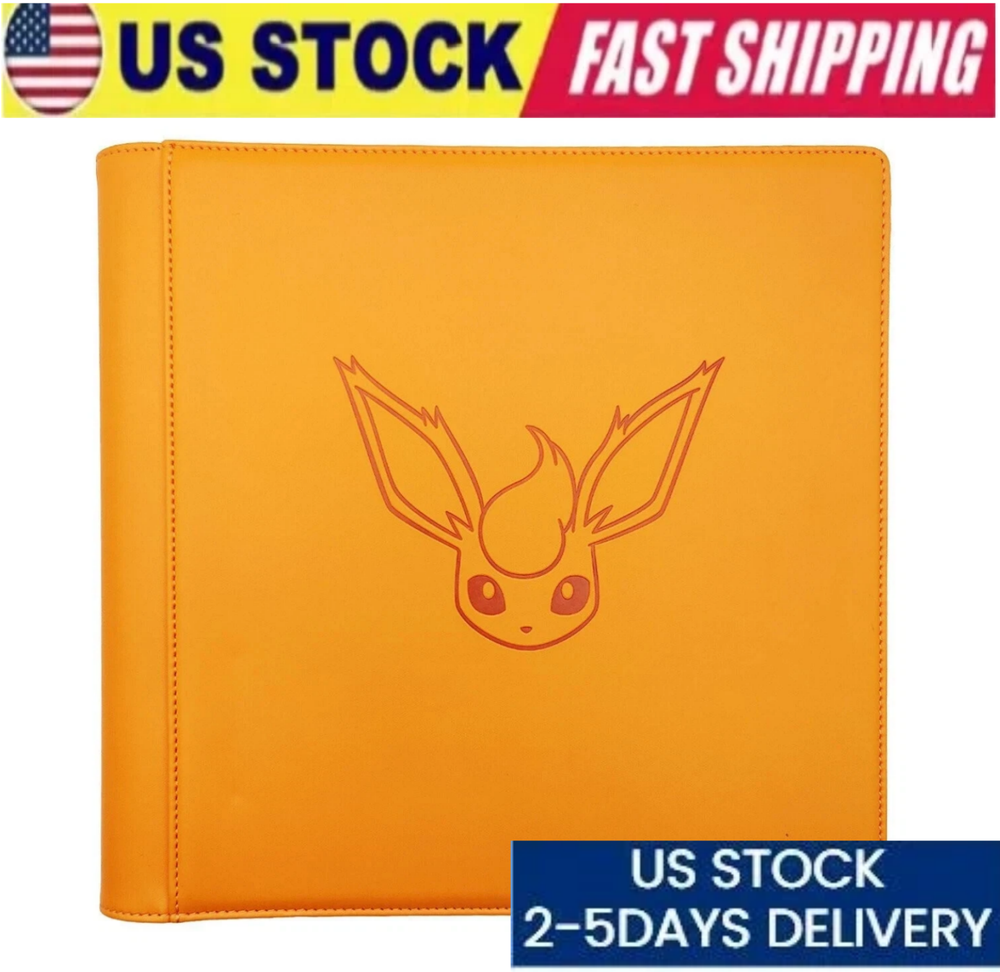 Pokemon S-Chinese Sealed Gift Box Flareon Eevee GX theme 480 slots Card Binder