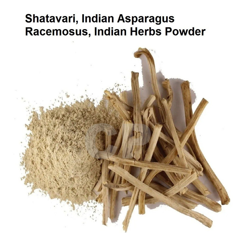 Shatavari Powder Asparagus Racemosus Indian Herbs Powder 100gm (3.5 OZ).