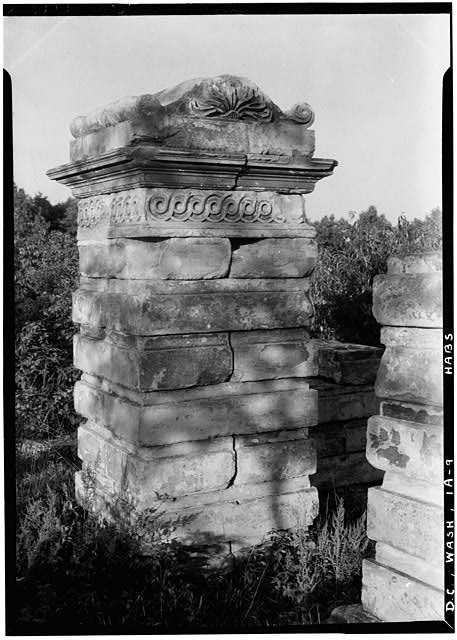 Washington DC United States Capitol Gatepost Pier Cap 1938 U.S. Capitol