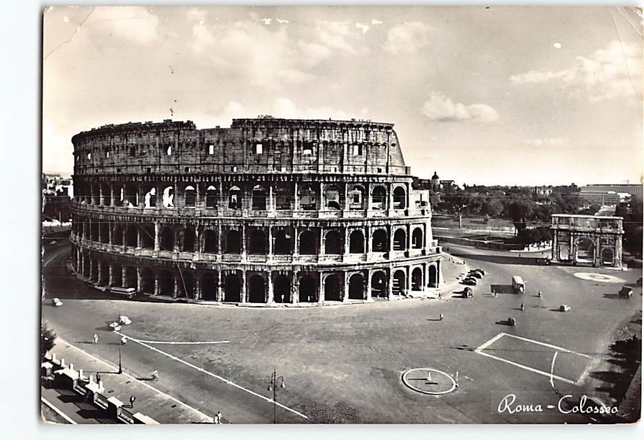 Postcard The Colosseum Rome Italy