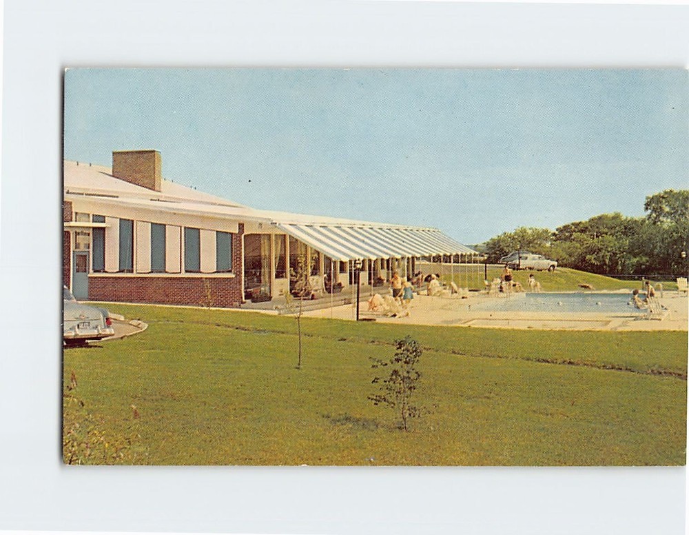 Postcard Groton Motor Inn Groton Connecticut USA