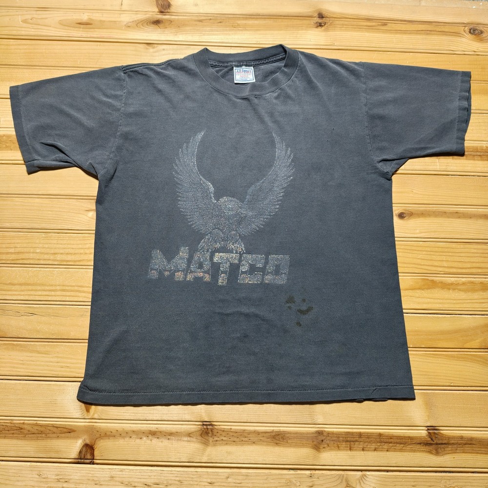 Vintage 90s Matco Tools Automotive Eagle Glitter Graphic T-Shirt USA - Large