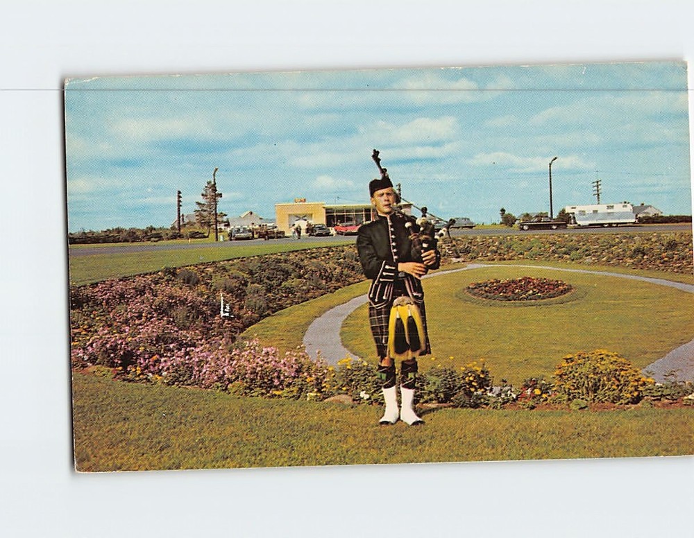 Postcard Sunken Gardens & Park Welcome to Nova Scotia Canada