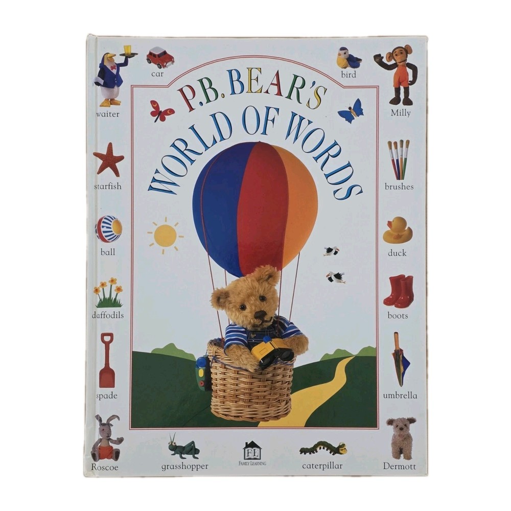 P. B. Bear's Wonderful Word Book (Lee Davis 2001 Hardcover)