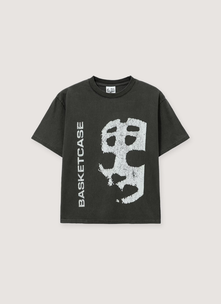 Basketcase Gallery Hat-Trick Tee Vintage Black
