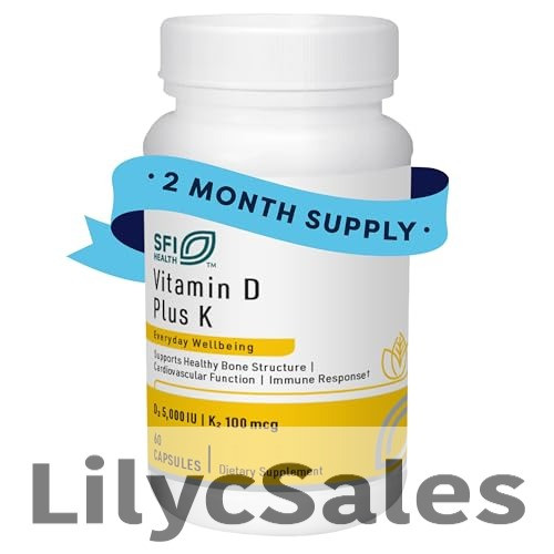 SFI Health Vitamin D Plus K - 60ct